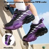 image:imageJMFCHI Kids Sneakers Boys Girls Tennis Running Shoes Outdoor Hiking Sneaker for Boys Athletic BreathableBlackPurple8267
