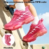 image:imageJMFCHI Kids Sneakers Boys Girls Tennis Running Shoes Outdoor Hiking Sneaker for Boys Athletic BreathableDark Pink8267