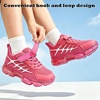 image:imageJMFCHI Kids Sneakers Boys Girls Tennis Running Shoes Outdoor Hiking Sneaker for Boys Athletic BreathableDark Pink8267