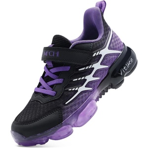 image:imageJMFCHI Kids Sneakers Boys Girls Tennis Running Shoes Outdoor Hiking Sneaker for Boys Athletic BreathableBlackPurple8267