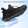 image:imageJMFCHI Boys Girls Kids Sneakers Knitted Mesh Sports Shoes Breathable Lightweight Running Shoes for Kids Fashion Athletic Casual ShoesAll Black8108