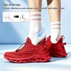 image:imageJMFCHI Boys Girls Kids Sneakers Knitted Mesh Sports Shoes Breathable Lightweight Running Shoes for Kids Fashion Athletic Casual ShoesAll Red8108