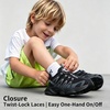 image:imageJMFCHI Kids Wide Toe Box Wide Width Sneakers Boys Girls Breathable Lightweight Non Slip Athletic Walking Shoes for Little Big KidBlackGrey8185q