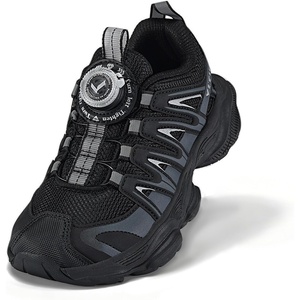 image:imageJMFCHI Kids Wide Toe Box Wide Width Sneakers Boys Girls Breathable Lightweight Non Slip Athletic Walking Shoes for Little Big KidBlackGrey8185q