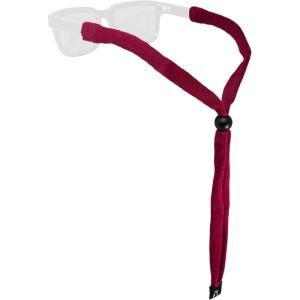 imageChums Original Cotton Safety Eyewear RetaineUnisex Keeper for SunglassesAdjustable Fit ampamp Made in USA StandardEnd SizeBurgundy