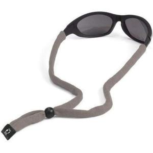 imageChums Original Cotton Safety Eyewear RetaineUnisex Keeper for SunglassesAdjustable Fit ampamp Made in USA StandardEnd SizeGray