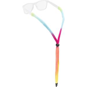 imageChums Original Cotton Safety Eyewear RetaineUnisex Keeper for SunglassesAdjustable Fit ampamp Made in USA StandardEnd SizeRainbow Tiedye