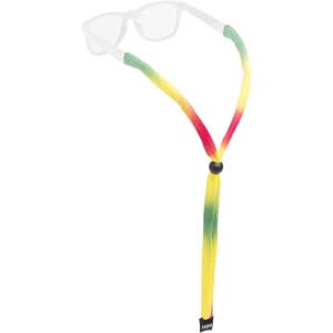imageChums Original Cotton Safety Eyewear RetaineUnisex Keeper for SunglassesAdjustable Fit ampamp Made in USA StandardEnd SizeRasta Tie Dye