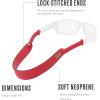 imageChums Neoprene Classic Eyewear Retainer  Durable Floating Sunglasses Sport StrapBlackGrey Abstract