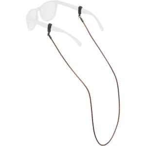 imageChums Braided Leather Eyewear Retainer  Genuine Leather Eyeglass Chain to Secure SunglassesTwo Toned