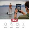 imageChums Floating Phone Case with Lanyard  Touchscreen Compatible Waterproof Phone Case ampamp Pouch Rainbow Tie DyeYellow