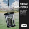 imageChums Floating Phone Case with Lanyard  Touchscreen Compatible Waterproof Phone Case ampamp Pouch Rainbow Tie DyeYellow