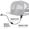 imageChums Hat Clip for Travel  Adjustable Hat Holder for Travel ampamp Cap Retainer for Fishing Snap Backs ampamp More  9 Inch Black11106