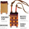 imageChums Rover Phone Tote  Small Crossbody Bag with Adjustable Strap  Water Resistant Sling Bag with Multiple Pockets PinesFireside