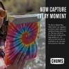 imageChums Splash Bag Tablet  Tablet ampamp Ipad Holder  Large Electronics Storage Dry Bag WLock Closure ampamp Touchscreen CapabilityRainbow Tie Dye
