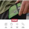 imageChums Surfshorts Flow Wallet  Ultra Thin Slim Card RFID Wallet For Men with Keyring Attachment ampamp Quick Drying Mesh  EV GreenEV Green