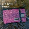 imageChums Surfshorts Flow Wallet  Ultra Thin Slim Card RFID Wallet For Men with Keyring Attachment ampamp Quick Drying Mesh  EV GreenEV Green