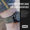imageChums The Band 20mm Wide Watch Band Black