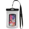 imageChums Floating Phone Case with Lanyard  Touchscreen Compatible Waterproof Phone Case ampamp Pouch Rainbow Tie DyeWhite