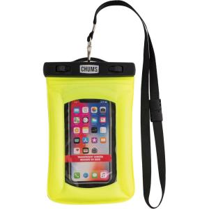 imageChums Floating Phone Case with Lanyard  Touchscreen Compatible Waterproof Phone Case ampamp Pouch Rainbow Tie DyeYellow