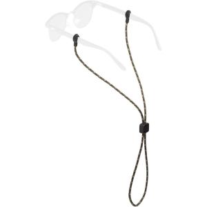 imageChums Slip Fit Rope Glasses Retainer  Unisex Adjustable Eyewear Holder Sunglasses StrapOliveGoldBlack