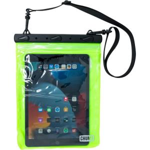imageChums Splash Bag Tablet  Tablet ampamp Ipad Holder  Large Electronics Storage Dry Bag WLock Closure ampamp Touchscreen CapabilityGreen