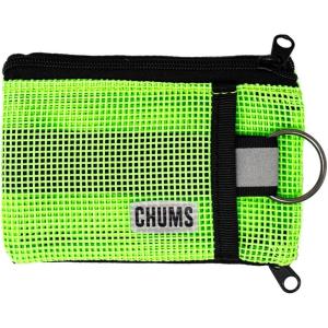 imageChums Surfshorts Flow Wallet  Ultra Thin Slim Card RFID Wallet For Men with Keyring Attachment ampamp Quick Drying Mesh  EV GreenEV Green