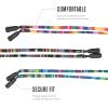 imageChums Baja Urban  Striped Eyewear Retainer ampamp Sunglasses StrapBlack Multi