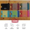 imageChums Bandit LoPro Minimalist Wallet  Compact RFID Wallet with Keyring ampamp Elastic Strap for Cash LimeBlueRoyalRustBurgundyTan