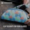 imageChums Shade Shelter  Sunglass ampamp Eyeglass Holder with Soft Lining for Scratch Free ProtectionPalms