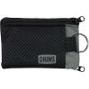 imageChums Surfshorts Wallet  Lightweight Slim Wallet with RFID Blocking Card ampamp Clear ID Window  Zippered Minimalist Wallet wKey Ring  Solid ColorsBlackGray