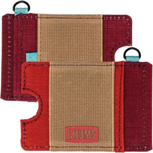 imageChums Bandit LoPro Minimalist Wallet  Compact RFID Wallet with Keyring ampamp Elastic Strap for Cash LimeBlueRoyalRustBurgundyTan