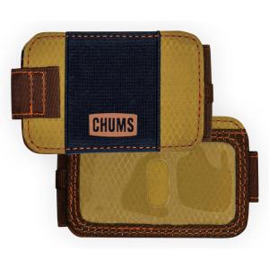 imageChums Bandit unisexadult BiFold Polyester Wallet  Slim Reversible Card ID and Money Holder OrangeTanNavy mageneticOrangeTanNavy