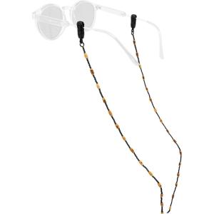 imageChums Beaded Cord Eyewear Retainer ampamp Sunglasses Chain LanyardTanBlack