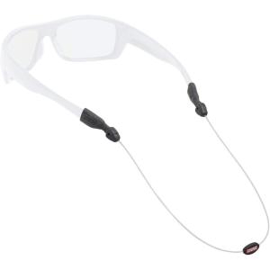 imageChums Orbiter Eyewear Retainer  Lightweight Stainless Steel Cable Glasses StrapSilver
