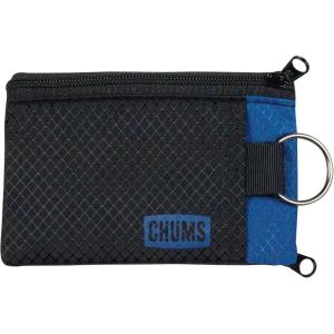imageChums Surfshorts Wallet  Lightweight Slim Wallet with RFID Blocking Card ampamp Clear ID Window  Zippered Minimalist Wallet wKey Ring  Solid ColorsBlack Blue