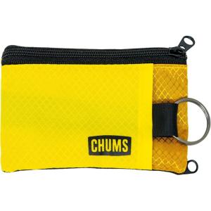 imageChums Surfshorts Wallet  Lightweight Slim Wallet with RFID Blocking Card ampamp Clear ID Window  Zippered Minimalist Wallet wKey Ring  Solid ColorsYellowGold