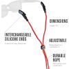 imageChums 3mm Ripcord Rope Sunglasses Retainer ampamp Glasses Strap for Men ampamp WomenGreenDark GreenYellow
