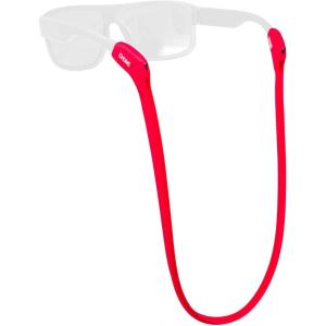 imageChums Switchback Eyewear Retainer  Lightweight Silicone Sunglasses StrapRed Coral