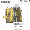 imageChums Fjord Bottle Elastic Sling Bag  Adjustable Nylon and Polyester Tactical Tote for Water Bottles and Flasks CheckersCheckers