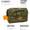 imageChums Storm Downstream 4L LTD Hip Pack  Adjustable Fanny Pack For Men and Women Fish Camo GreenFish Camo Green