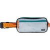 imageChums Trail Jam Waist Pack  Tactical Belt Bag and Convertible Crossbody Bag with Zipper Pockets For Running Hiking and Travel  BlackGreyOrangeTeal