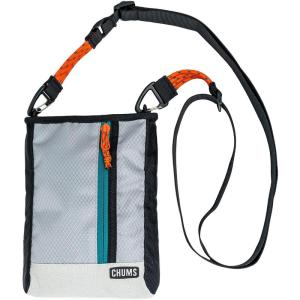 imageChums Indio Sling Bag  Compact Nylon Crossbody Bag for Everyday  Travel Essentials Purse wRemovable ampamp Adjustable StrapsGreyOrangeteal
