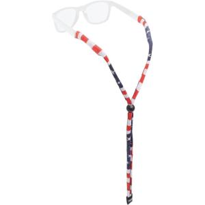 imageChums Original Patterns Eyewear Retainer  Printed Unisex Sunglasses Keeper StrapAmerican Flag
