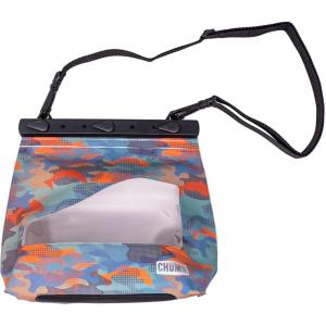 imageChums Shuttle Splash Sack  Packable ampamp Portable Waterproof Dry Bag for the Outdoors ampamp On the Water  Fish Camo BlueFish Camo Blue