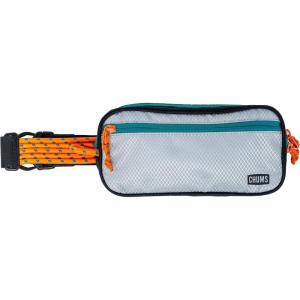 imageChums Trail Jam Waist Pack  Tactical Belt Bag and Convertible Crossbody Bag with Zipper Pockets For Running Hiking and Travel  BlackGreyOrangeTeal