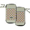 imageChums Reversi Polyester Wallet  Reversible Zippered Pouch for Men and Women Tree WavesGeo Dots