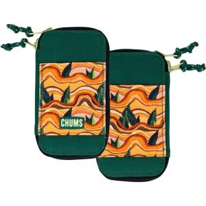 imageChums Reversi Polyester Wallet  Reversible Zippered Pouch for Men and Women Tree WavesTree Waves