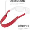 imageChums Neoprene Classic Large Frame Eyewear Retainer  Durable Floating Sunglasses Sport StrapNavy
