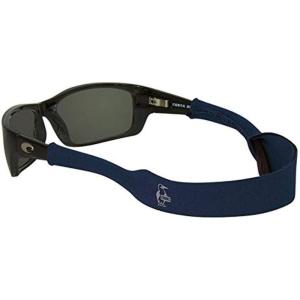 imageChums Neoprene Classic Large Frame Eyewear Retainer  Durable Floating Sunglasses Sport StrapNavy